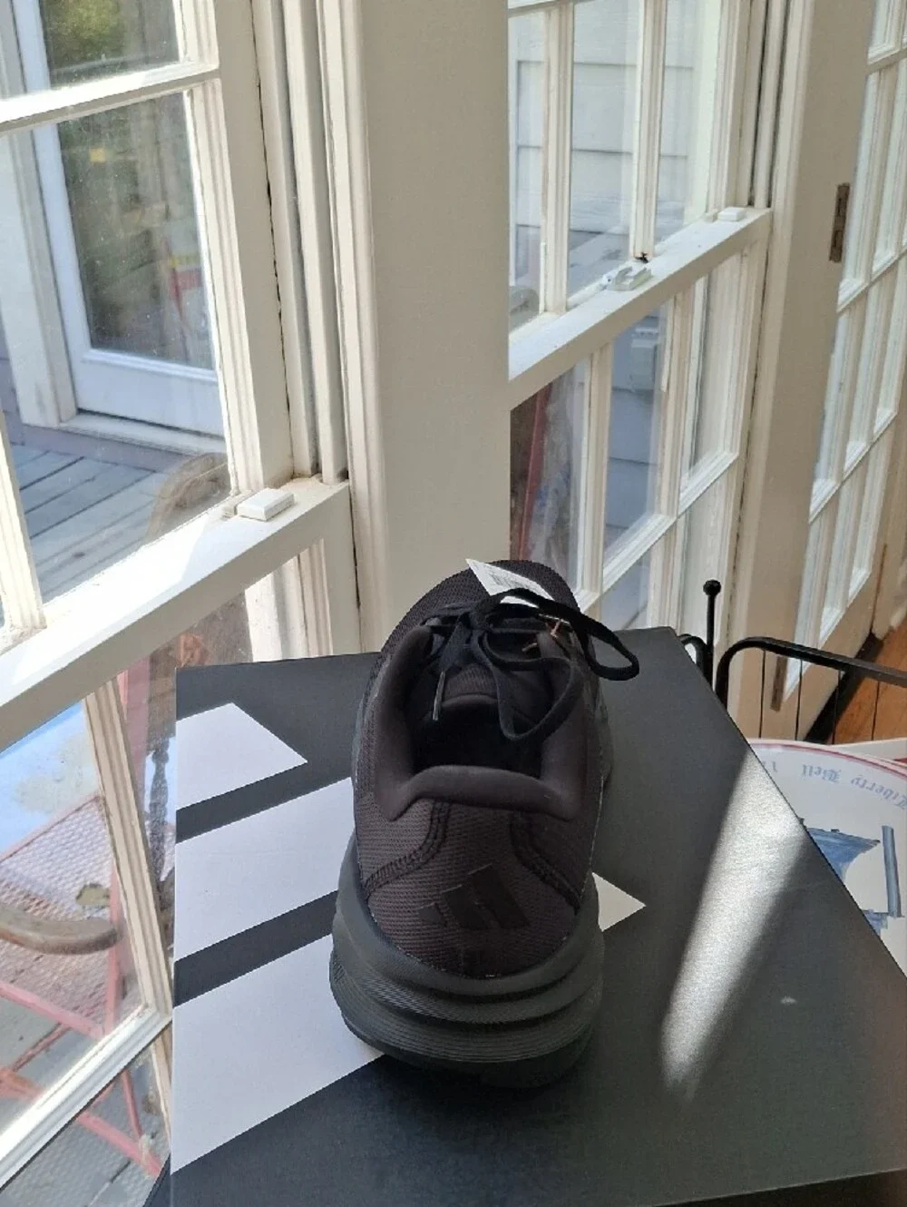 adidas Men's Black Athletic Running Shoe